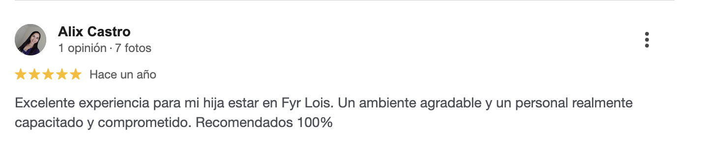 Testimonio de familia — Fyr Lois